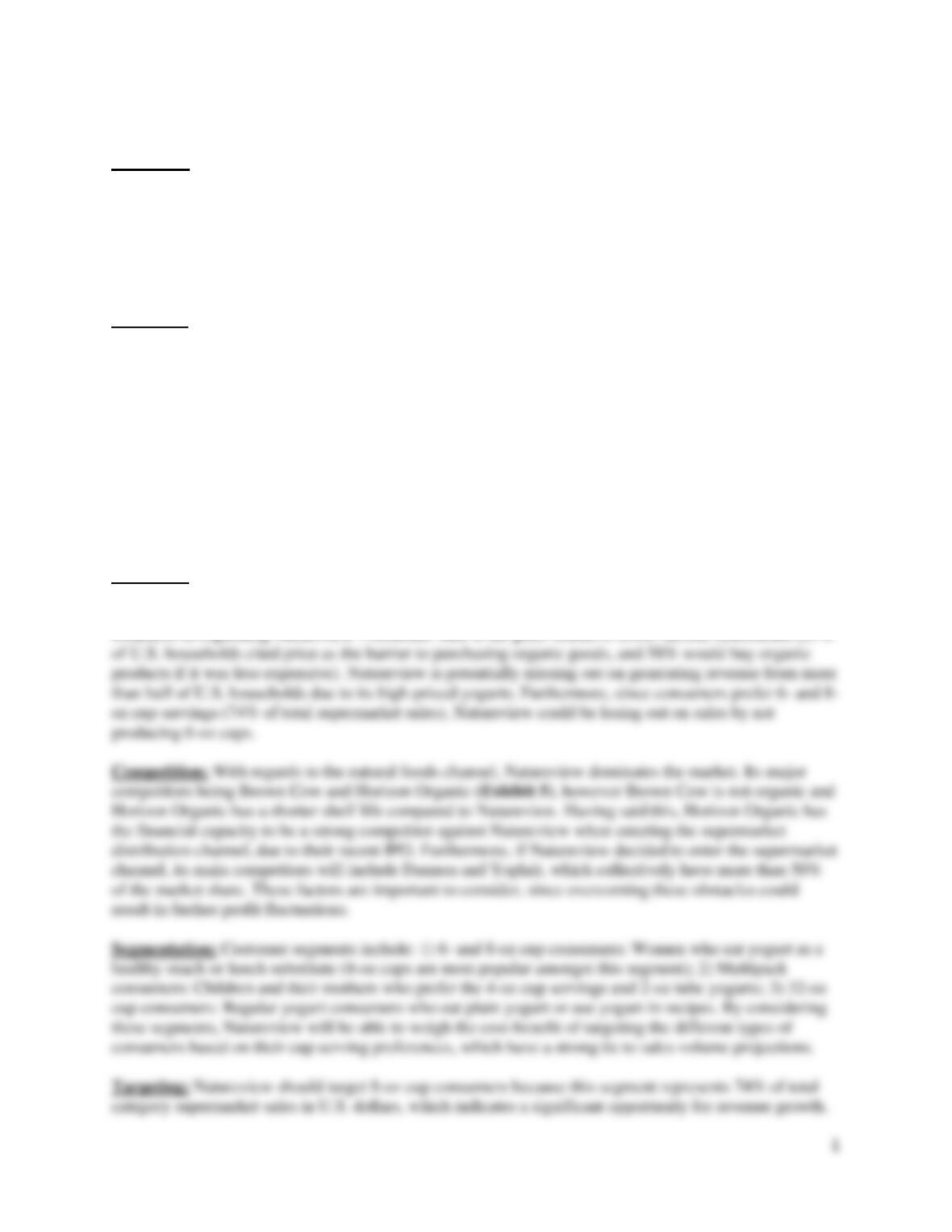 Marketing plan bliss yogurt marketing essay picture