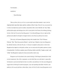Reaganism the Damage