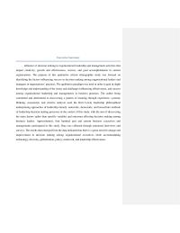 Final Paper Executive