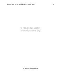 Sex addiction