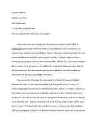 To kill a Mockingbird essay