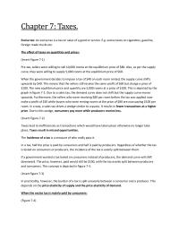 Sa Chapter 7 TaxesExcise tax An