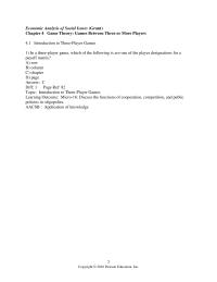 Economic Economic Analysis of