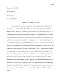 Response of Two Poem of Joy Harjo