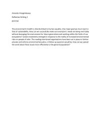 Reflective Writing 2