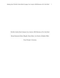 Ritz-Carlton Case Study