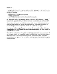 Finance Lesson 6611 a The price of