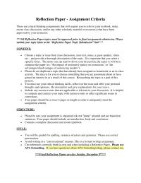 Cj125 Reflection Paper