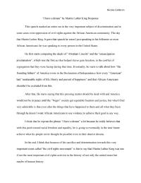 I Have A Dream Essay