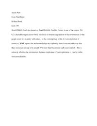 Word Wildlife Fund (WWF) Analysis
