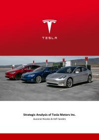 Tesla Motors Inc. Strategic Analysis 2016