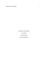 Economics Education in Poor
