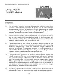 Chapter 3 Solutions