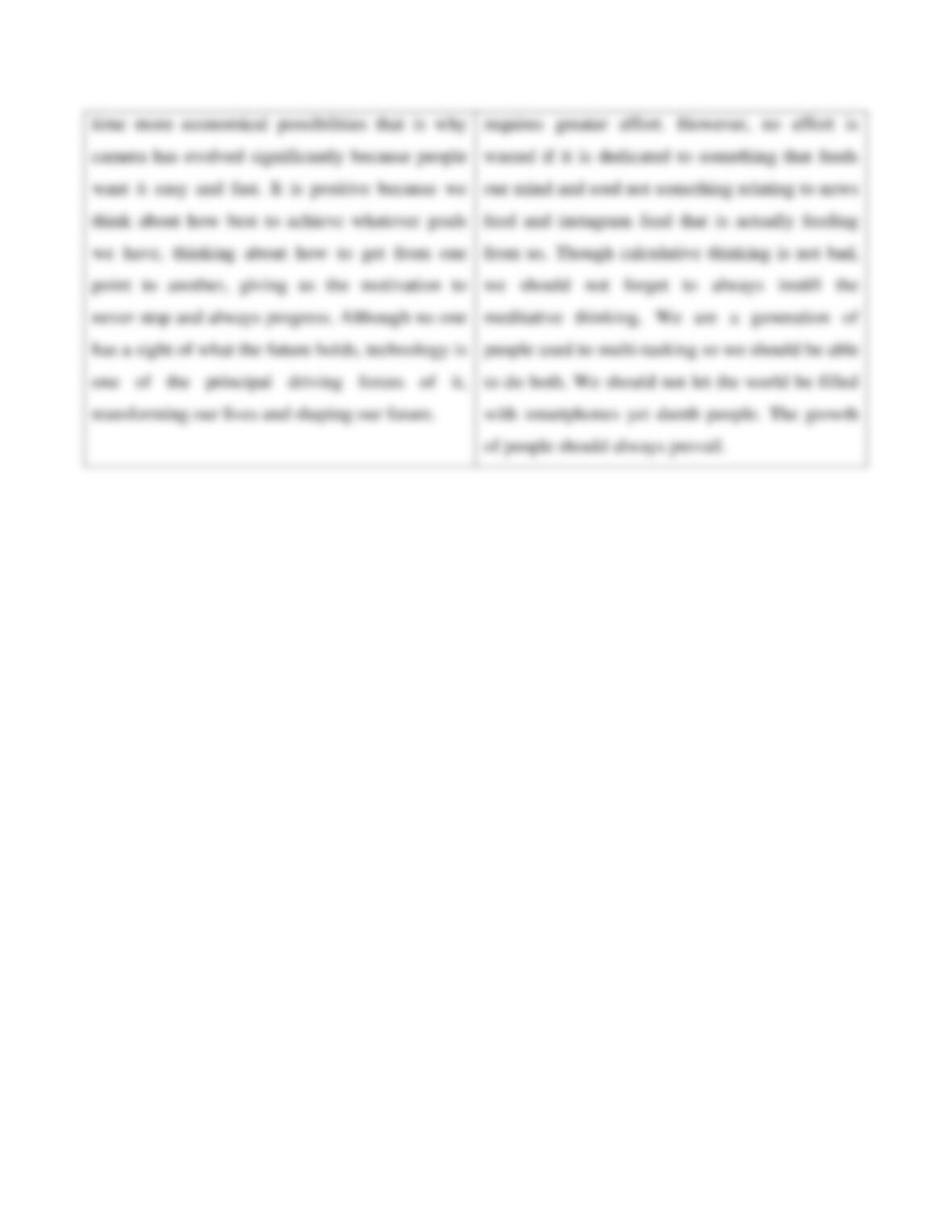 Calculative Thinking Vs Meditative Thinking Course Paper Calculative Thinking Vs Meditative Thinking Course Paper