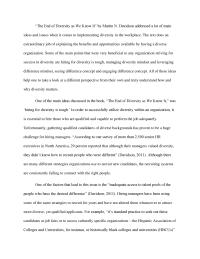 The End of Diversity Book Analysis