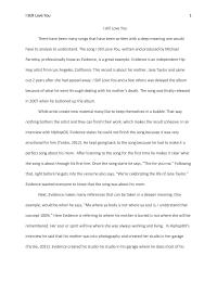 Song Analysis