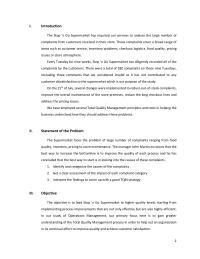 Stop ‘n Go Supermarket (tqm Case Study)