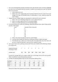 Homework Your aunt is thinking