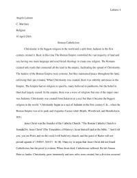 catholicism persecution