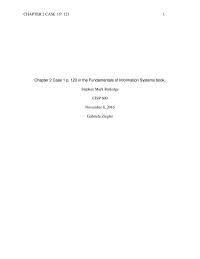 Fundamentals of Information Systems