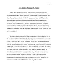 Jeff Bezos-Research Paper