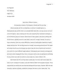Essay #2 Fitzgerald 1Iris