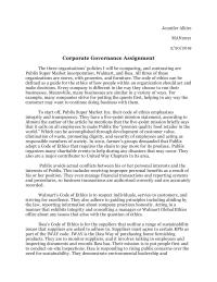 corporate goverance assignment
