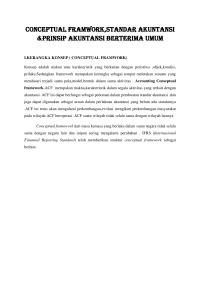 A Conceptual framworkstandar