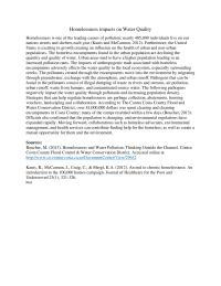 Homelessness Impact Water Quality