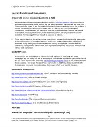 978-0078023866 Chapter 9 Internet Exercise and Supplements Part 1