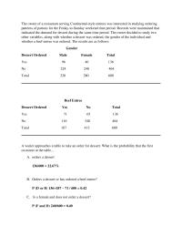 Statistics The owner of a
