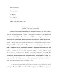 Walden: What does it mean to live?