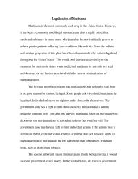 Marijuana Legilazation