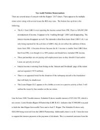 Tax Memorandum