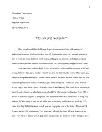 Kpop research paper