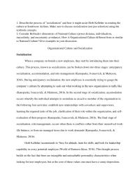 Essay 1 Describe the process of