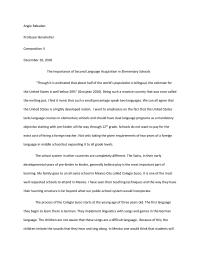 importance of second language acquisition