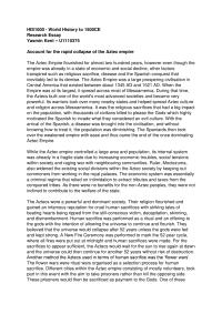 Essay HIS1000  World History to
