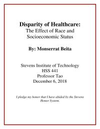 disparity in healthcare