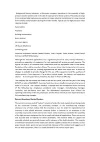 Operation Management Background
