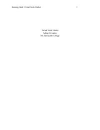 Virtual Stock Market