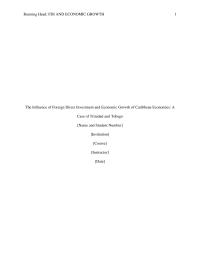 FDI and Economic Growth