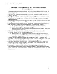 Business Communication Chapter 8 Homework How And Why Should Media Researchers incorporate Pleasure