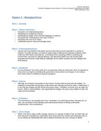 Management Chapter 4 Homework Workers Who Have High levels Responsibility For Life-and-death