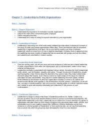 Management Chapter 7 Homework Generally Speaking Leaders Like Interact With Others