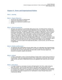 Management Chapter 8 Homework Seeking Power Pfeffer Suggests Having Power May More