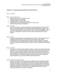 Management Chapter 9 Homework Dialogue Great Deal Attention Has Been Given