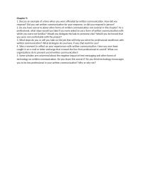 Business Communication Chapter 9 Homework What Strategies You Have Any That Work
