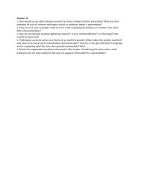 Business Communication Chapter 12 Homework Think About Someone Whom You Find Excellent