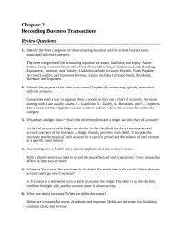 Accounting Chapter 2 Homework What The Calculation For The Debt Ratio